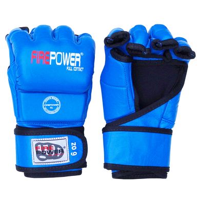 Перчатки ММА Firepower MG3 Синие, L-XL, L/XL