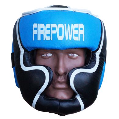 Шлем боксерский для тренировок Firepower FPHG5 Синий, M, M