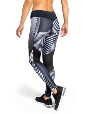 Женские компрессионные леггинсы Peresvit Air Motion Ladies Printed Leggings Insight, Черный-Серый, XS