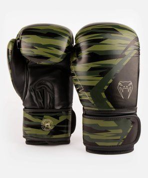 Боксерські рукавички Venum Contender 2.0 Зелений хакі 14oz