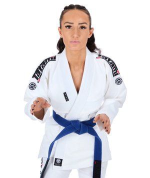 Жіноче кімоно для бразильського джиу-джитсу Tatami Elements Superlite Біле F1