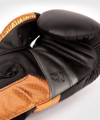 Боксерські рукавиці Venum Elite Evo Boxing Gloves Black Bronze, 8 oz