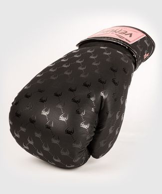 Боксерські рукавиці Venum Impact Monogram Boxing Gloves Black Pink Gold, 8 oz