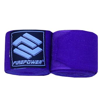 Бинти боксерські еластичні FirePower FPHW5 Фіолетові, 4,5м, 4,5м