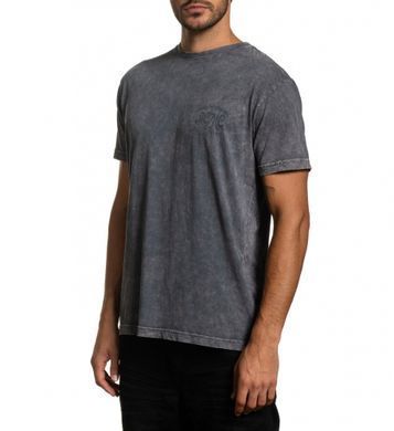 Футболка Affliction Custom Garage SS Tee Charcoal Lava Wash, S
