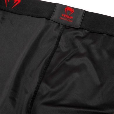 Компрессионные штаны Venum Signature Spats Black Red, Черный-Красный, XS