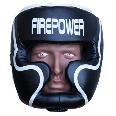 Шолом боксерський для тренувань Firepower FPHGA5 Чорний M