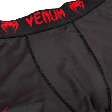 Компрессионные штаны Venum Signature Spats Black Red, Черный-Красный, XS