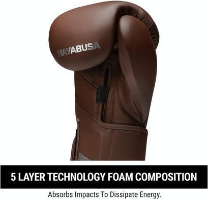 Боксерские перчатки Hayabusa T3 Kanpeki Boxing Gloves Walnut Brown, 12 oz