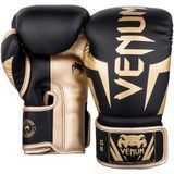Боксерские перчатки Venum Elite Boxing Gloves Black Gold, 8 oz