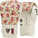 Жіночі боксерські рукавиці RDX FL5 Floral Boxing Gloves White, 10 oz