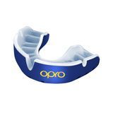 Дитяча капа Opro Self-fit GEN5 Youth Gold Dark Blue Pearl, Синій