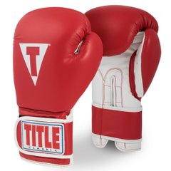Боксерские перчатки TITLE Boxing PRO STYLE Training 3.0 Красные, 12oz