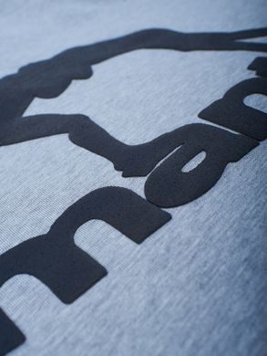 Худі MANTO Hoodie Label Oversize Heather Gray, Cірий, XL