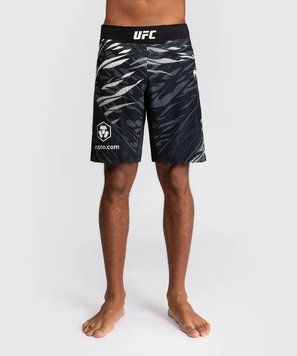 Шорти для ММА UFC Venum Fight Night 4.0 Men's Fightshorts Long Black, Чорний-Сірий, M