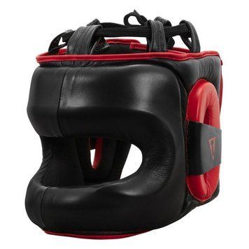 Шолом боксерський для тренувань з бампером TITLE Boxing Face Saver Чорний L