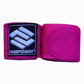 Бинты боксерские эластичные FirePower FPHW5 Розовые 3м