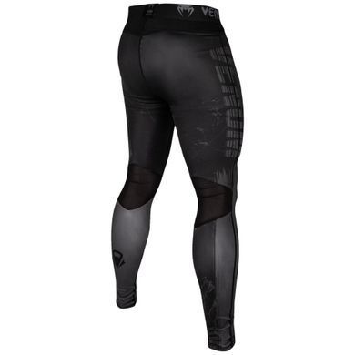 Компрессионные штаны Venum AMRAP Spats Black Grey, Черный, XS
