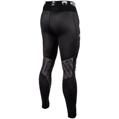 Компрессионные штаны Venum Logos Spat Black, Черный, XS