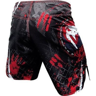 Шорти Venum Korean Zombie UFC 163 Fightshorts - Black, Чорний-Червоний, XXL