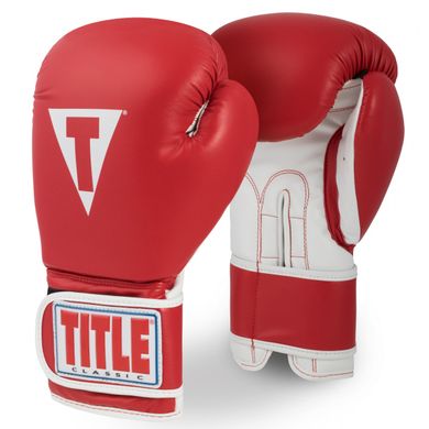 Боксерські рукавички TITLE Boxing PRO STYLE Training 3.0 Червоні, 12oz, 12oz