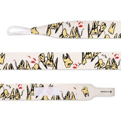 Боксерские бинты Peresvit Teeth Printed Handwraps Grey, 300 cm