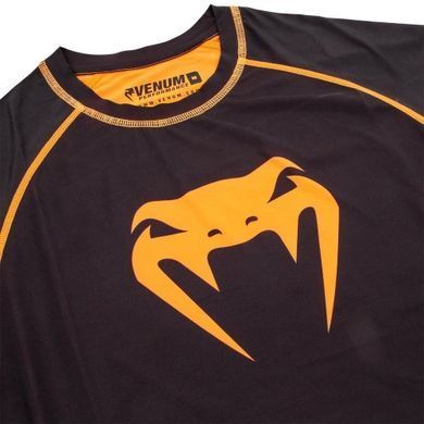 Компресійна футболка Venum Contender 3.0 Compression T-shirt Short Sleeves Black/Orange, M
