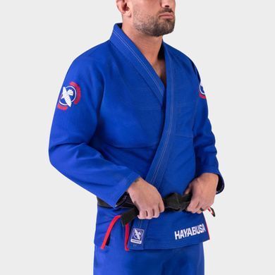 Кімоно для бразильського джиу-джитсу Hayabusa Valor Lightweight (Штани Twill) Синє A2