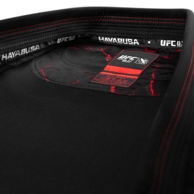 Жіноче кімоно для бразильського джиу-джитсу Hayabusa UFC BJJ (Штани RipStop) Чорне F0