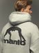 Худі MANTO Hoodie Label Oversize Heather Gray, Cірий, XL