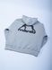 Худі MANTO Hoodie Label Oversize Heather Gray, Cірий, XL