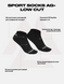 Спортивные носки Peresvit Sport Socks AG+ Low Cut Black (3 пары), 40-44
