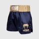 Тайські шорти Venum Classic Muay Thai Shorts Navy Blue Gold, M