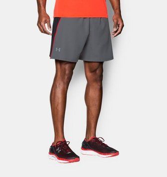Шорты Under Armour Coolswitch Run Grey, Cерый, S