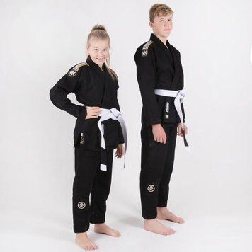 Дитяче кімоно для бразильського джиу-джитсу Tatami Nova Absolute Чорне M1