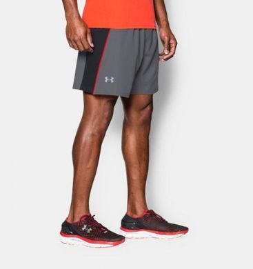 Шорты Under Armour Coolswitch Run Grey, Cерый, S