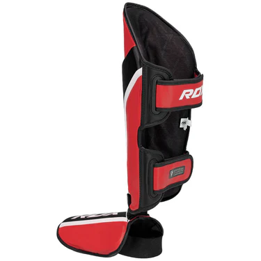 Защита голени RDX SHIN INSTEP AURA PLUS T-17 Red\Black, M