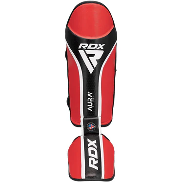 Защита голени RDX SHIN INSTEP AURA PLUS T-17 Red\Black, M