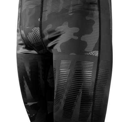 Компрессионные штаны Venum Tactical Spats Urban Camo Black Black, Черный-Серый, XS
