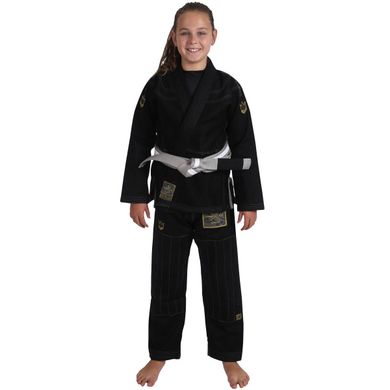 Детское кимоно для бразильского джиу-джитсу Kingz Comp V5 Черное, M00, M00