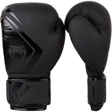 Боксерські рукавички Venum Contender 2.0 Чорні з чорним, 16oz, 16oz