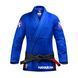 Жіноче кімоно для бразильського джиу-джитсу Hayabusa Valor Lightweight (Штани Twill) Синє F0