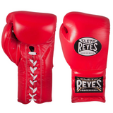 Боксерские перчатки Cleto Reyes Leather Training Gloves with Lace Red, 16 oz