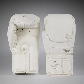 Боксерські рукавиці Venum Impact Evo Scales Boxing Gloves Ivory, 10 oz