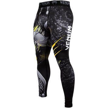 Компрессионные штаны Venum Viking 2.0 Spat Black Yellow, Черный, XXL