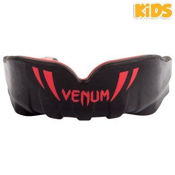 Капа детская Venum Challenger Черная с красным
