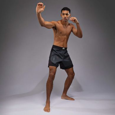 Шорти для ММА Venum Technical 3.0 Fight Shorts Graphite, Чорний, XL