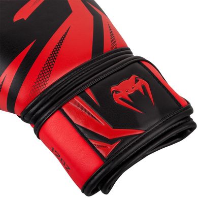 Боксерские перчатки Venum Challenger 3.0 Черные с красным, 16oz, 16oz