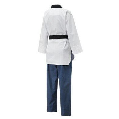 Добок для тхеквондо ADIDAS POOMSAE для хлопців | біло-синій | adiTPYM02