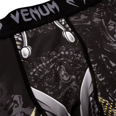 Компресійні штани Venum Viking 2.0 Spat Black Yellow, Чорний, XXL